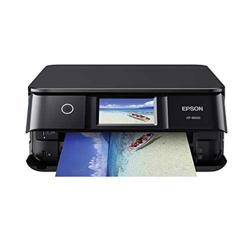 Epson Expression Photo XP-8600 ワイヤレス カラー フォト プリンター (スキャナーとコピー機付き) ブラック、S