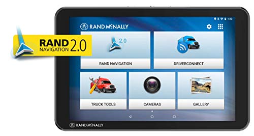  Rand McNally TND タブレット 85 8 インチ GPS トラック ナビゲーター、内蔵ダッシュカム、読みやすいディスプレイ、カスタム トラック ルーティングを備...