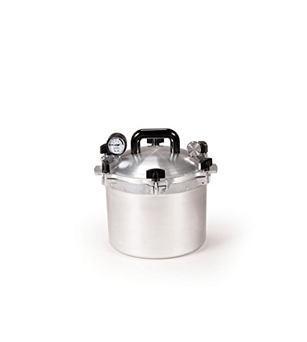 Wisconsin Aluminum Foundry オールアメリカン缶詰圧力鍋、10.5 qt、シルバー