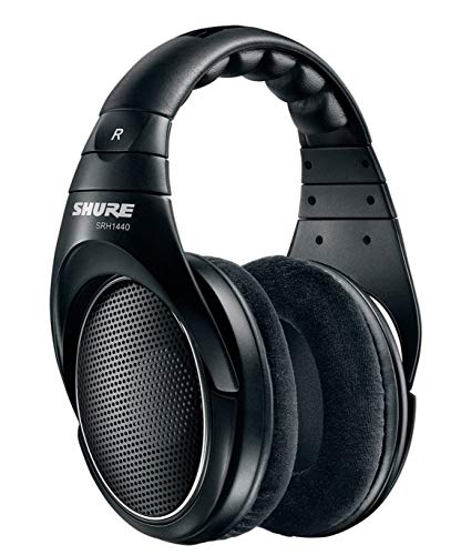 Shure SRH1440 プロフェッショナル オープンバック ヘッドフォン (ブラック)