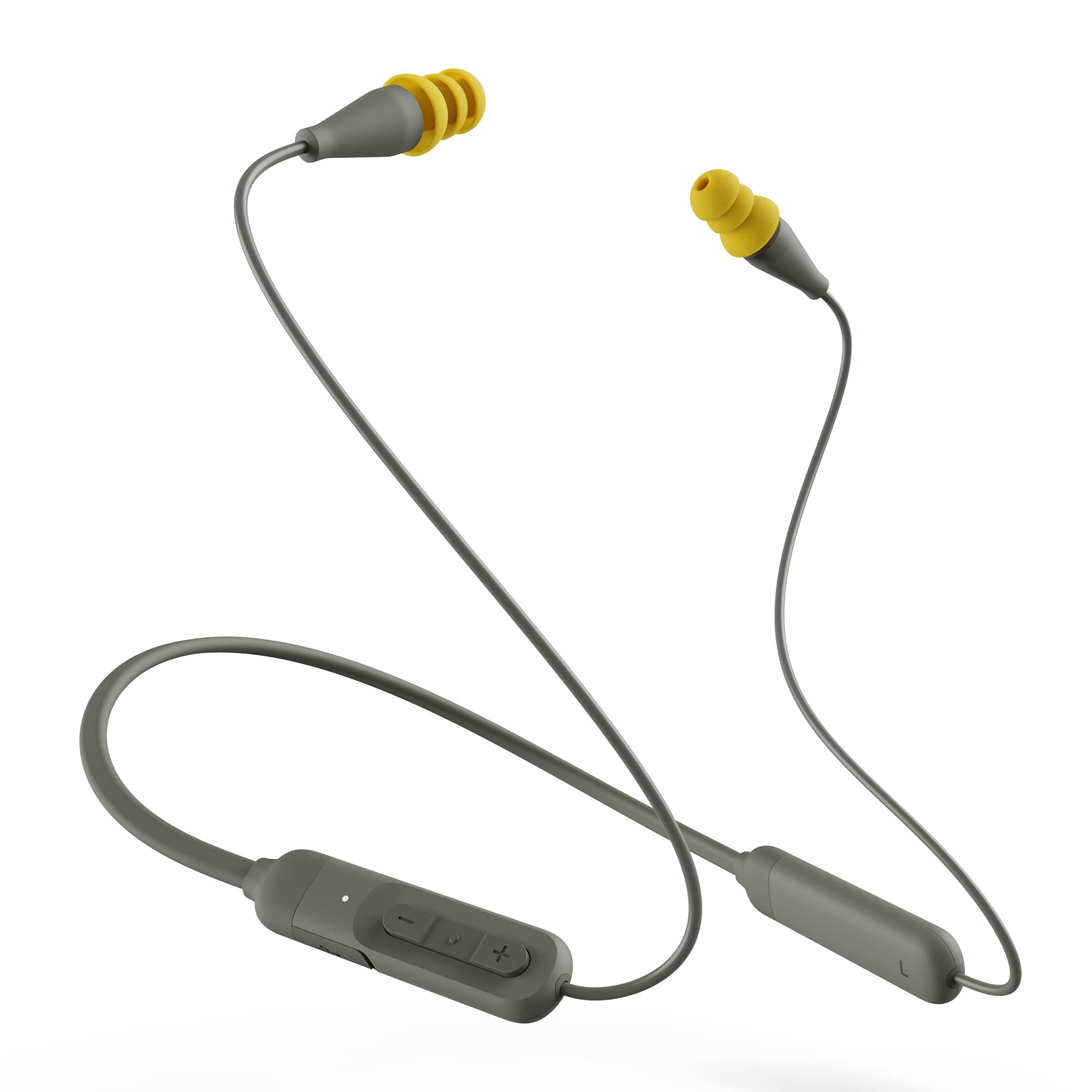 Elgin Ruckus Discord Bluetooth 耳栓イヤフォン | OSHA 準拠のワイヤレス ノイズ リダクション インイヤー ヘッドフォン : 絶縁耳栓イヤホン