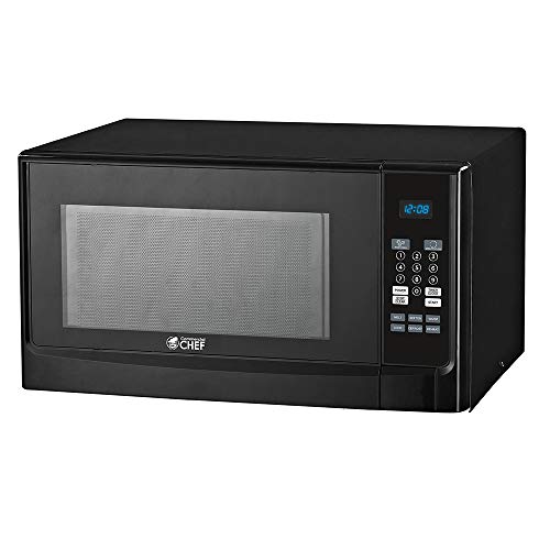 Commercial CHEF CHM14110 カウンタートップ電子レンジ - 1100 ワット、小型コンパ...