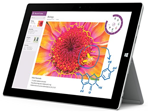 Microsoft Surface 3 タブレット (10.8 インチ、64 GB、Intel Atom、Windows 10)