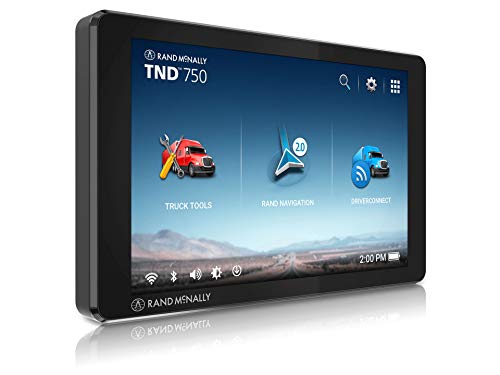 Rand McNally TND 750 7 インチ GPS トラック ナビゲーター、読みやすいディスプレイ、カスタム トラック ルーティング、ランド ナビゲーション 2.0