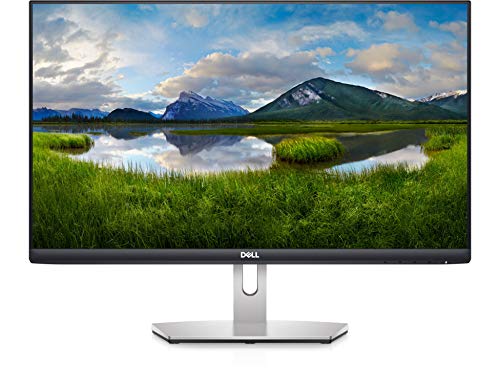 Dell S2421HN 24 インチ フル HD 1080p (1920 x 1080) 75Hz IPS 超薄型ベゼル モニター HDMI ポート x 2、オーディオ ライン出力、アダプティブ AMD FreeSync、シルバー