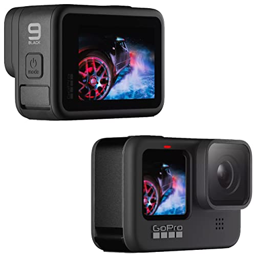  GoPro HERO9 Black - E コマース パッケージング - 前面 LCD およびタッチ背面スクリーン付き防水アクション カメラ、5K Ultra HD ビデオ、20MP 写真、1080p ライブ...