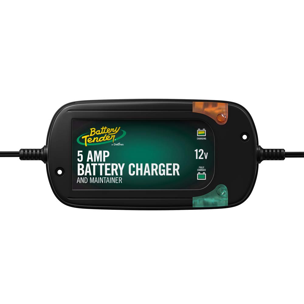  Battery Tender 5 AMP、12V バッテリー充電器、バッテリー メンテナー: 車、トラック、SUV など用の全自動バッテリー充電器 - スマート自動車バッテリー充...