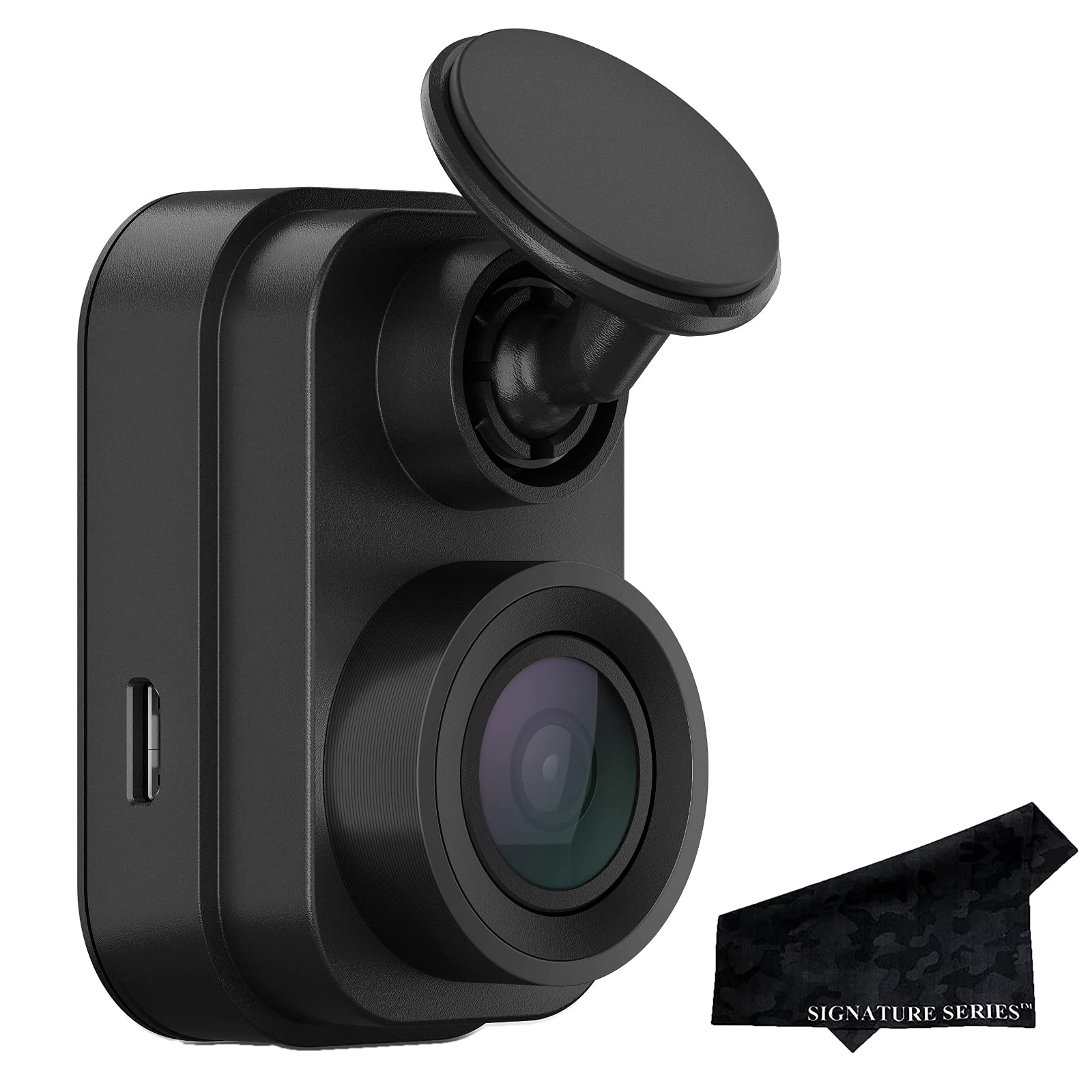 Garmin Dash Cam Mini 2、1080p、140 度 FOV、インシデント検出記録およびシグネチャー シリーズ クロス