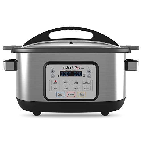 Instant Pot Aura 9-in-1 マルチクッカー、スロークッカー、炊飯器、蒸し器、ソテー、ヨーグルトメーカー、シチュー、ベイク、ウォーマー