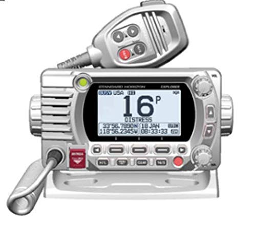 Standard Horizon GX1800GW ホワイト 25W VHF/GPS/セカンドステーション エ...