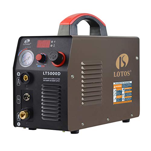 LOTOS LT5000D50Aエアインバータープラズマカッターデュアル電圧110/220VAC1/2'クリー...
