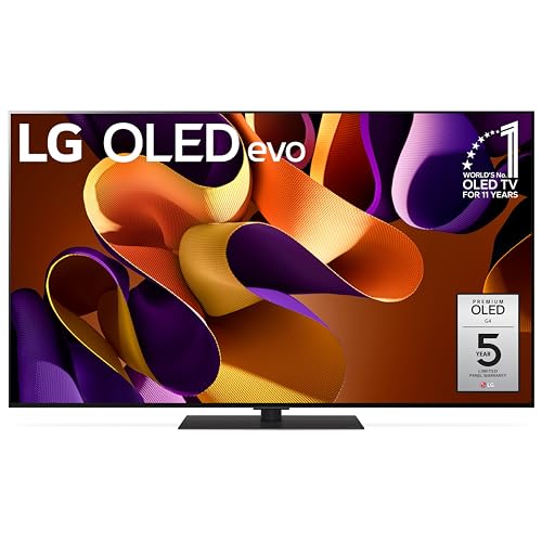 LG 65-Inch Class OLED evo G4 Series Smart TV 4K Processor Flat Screen with Magic Remote AI-Powered with Alexa Built-in (OLED65G4SUB, 2024)