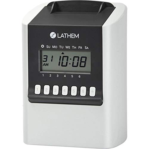 Lathem 700E 電子タイムレコーダー計算、E17 タイムカードが必要 (別売り) (700E)...