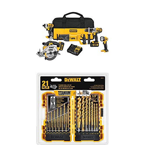 DEWALT DCK590L2 20 ボルト MAX リチウムイオン 3.0 Ah 5 ツール コンボ キット