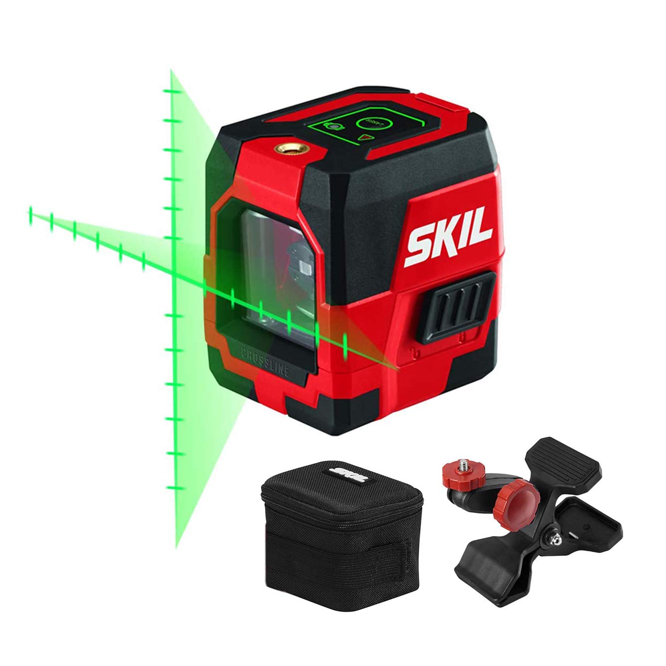 Skil 投影された測定マークを備えたセルフレベリンググリーンクロスラインレーザー