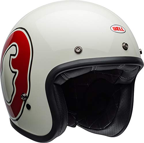 Bell  カスタム 500 スペシャル エディション オープンフェイス オートバイ ヘルメット (RSD WHO グロス ホワイト/レッド、X-Small)