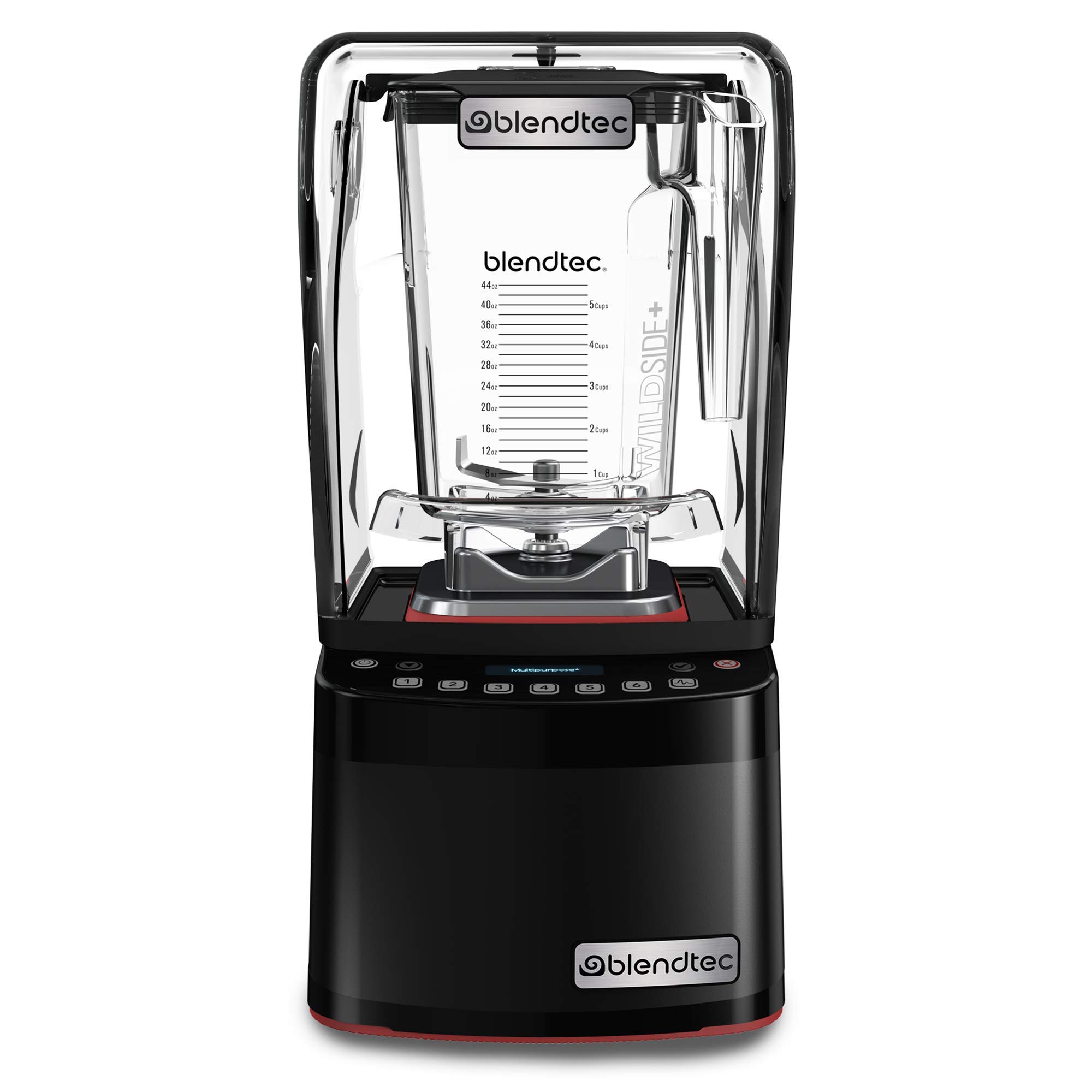 Blendtec Stealth 885 Commercial Blender, WildSide+ Jar,  Stealth Sound Enclosure, Strongest Commercial-Grade Power, Self-Cleaning, 42 Pre-programmed Cycles, Black