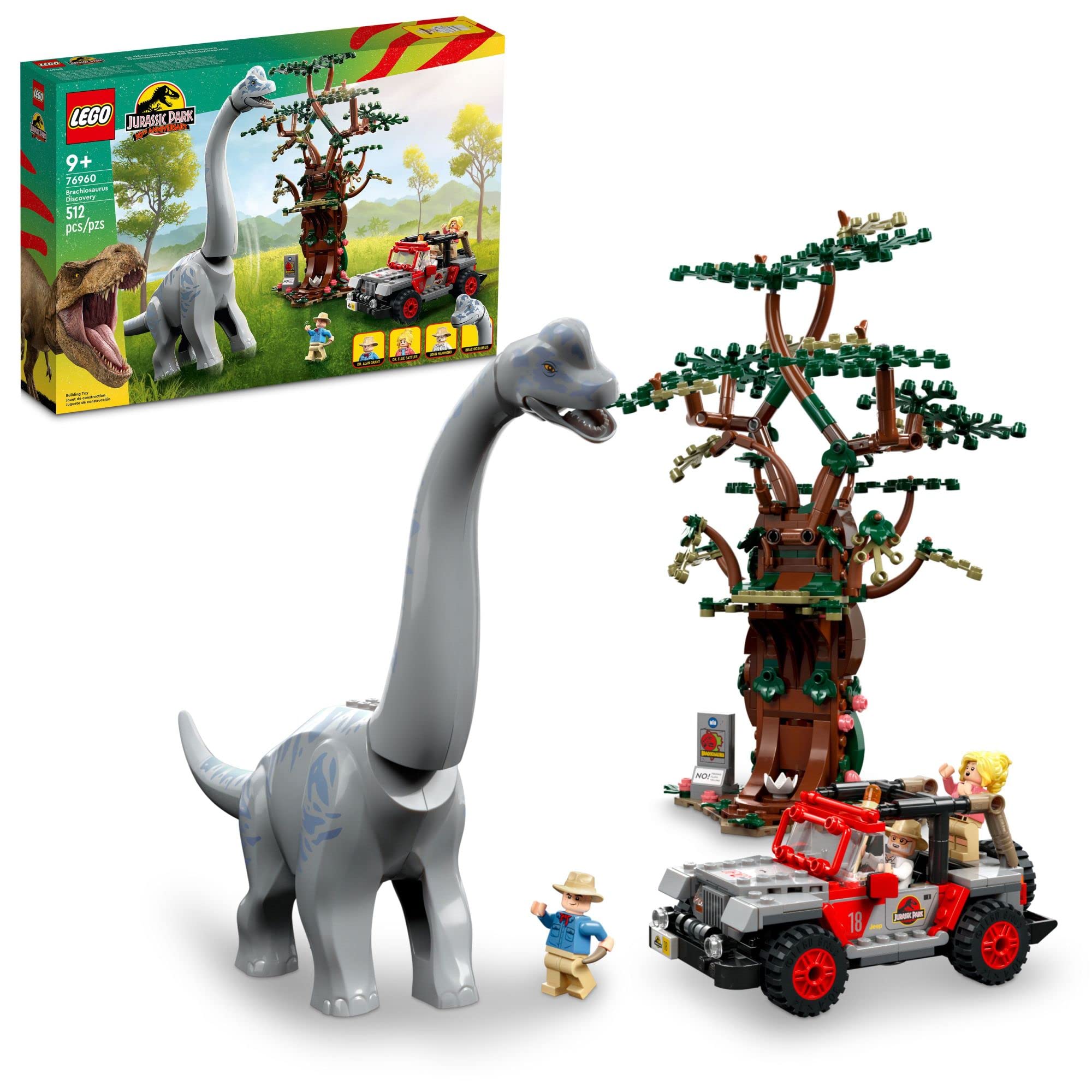 LEGO ジュラシック ワールド ブラキオサウルス ディスカバリー 76960 ジュラシック パーク 30 周...