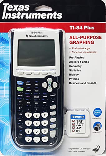 Texas Instruments TI-84 Plus グラフィック電卓 ブラック...