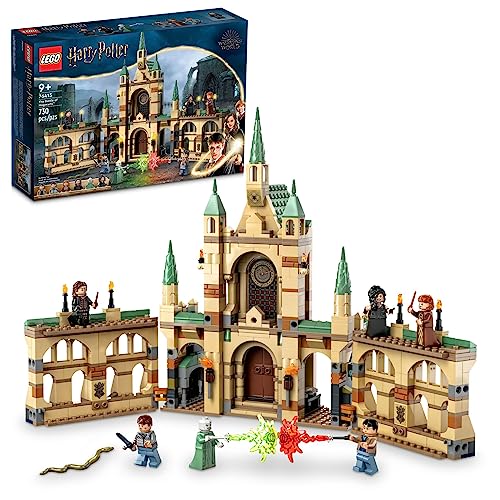 LEGO ハリー・ポッター ホグワーツの戦い 76415 ハリー・ポッターのおもちゃ、組み立て可能な城と象徴的...