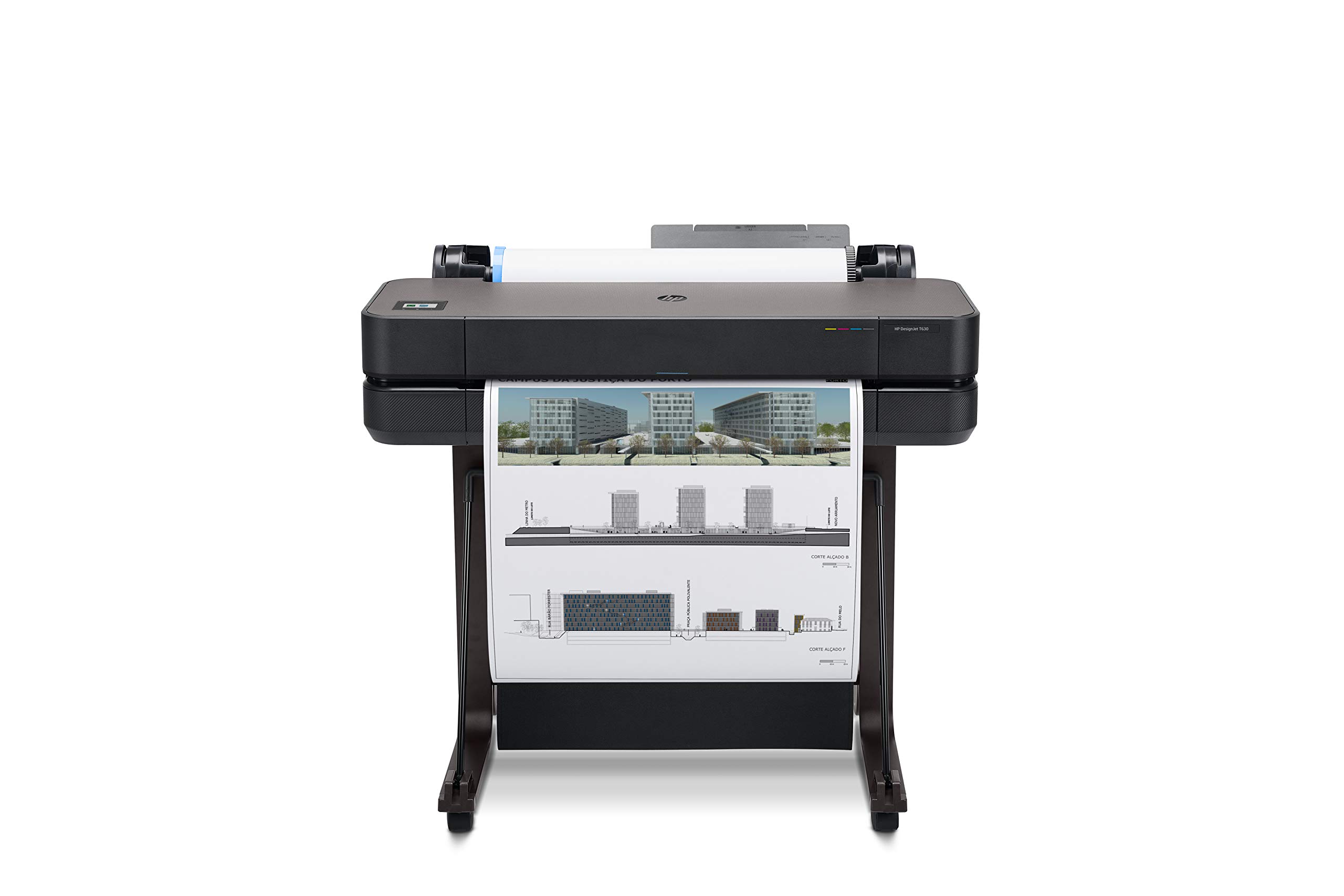 HP DesignJet T630 Large Format Wireless Plotter Color Printer - 24