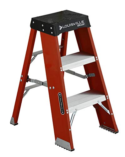 Louisville Ladder 8003年度ステップスタンドラダー、3フィート...