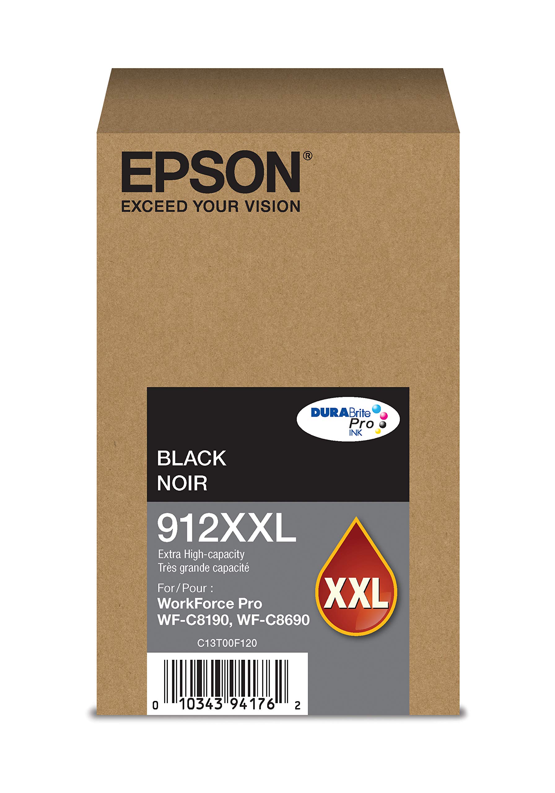 Epson DURABrite Pro T912XXL120 - インク - カートリッジ - 超大容量ブラッ...