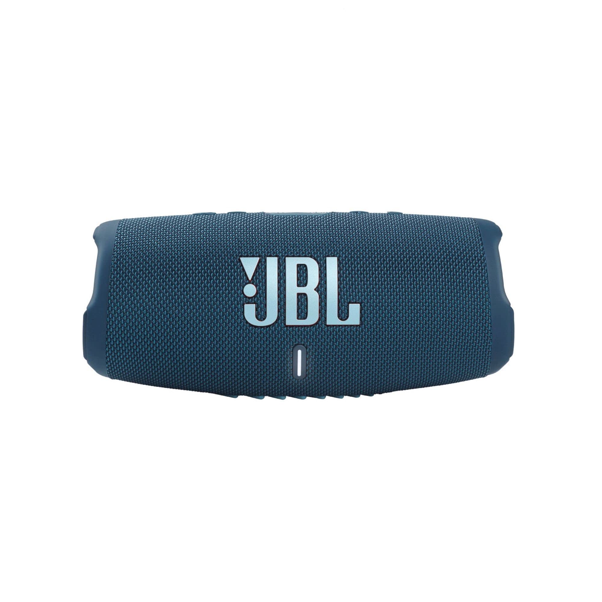 JBL Charge 5 - IP67 防水機能と USB 充電出力を備えたポータブル Bluetooth スピーカー - ブルー (リニューアル)