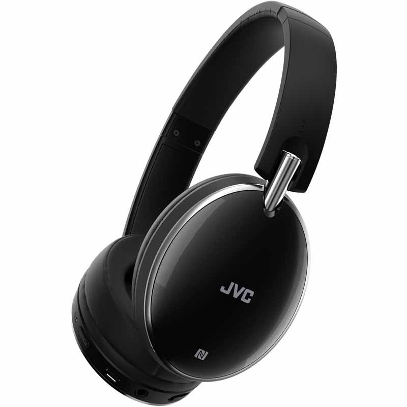 JVC HA-S90BNノイズキャンセリングオンイヤーBluetoothヘッドフォン（ブラック）