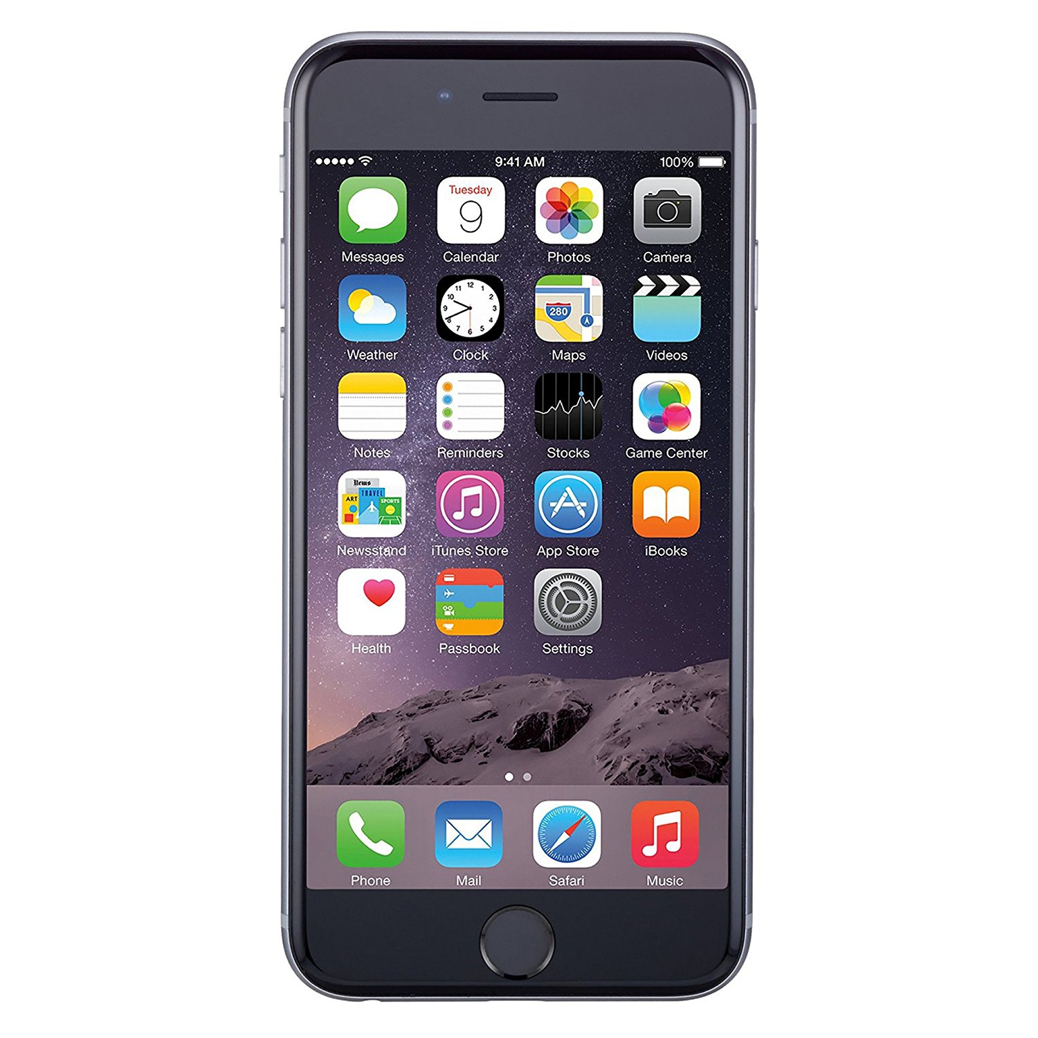 Apple iPhone 616GBファクトリーロック解除GSM4G LTEスマートフォン、スペースグレイ（認定再生品）