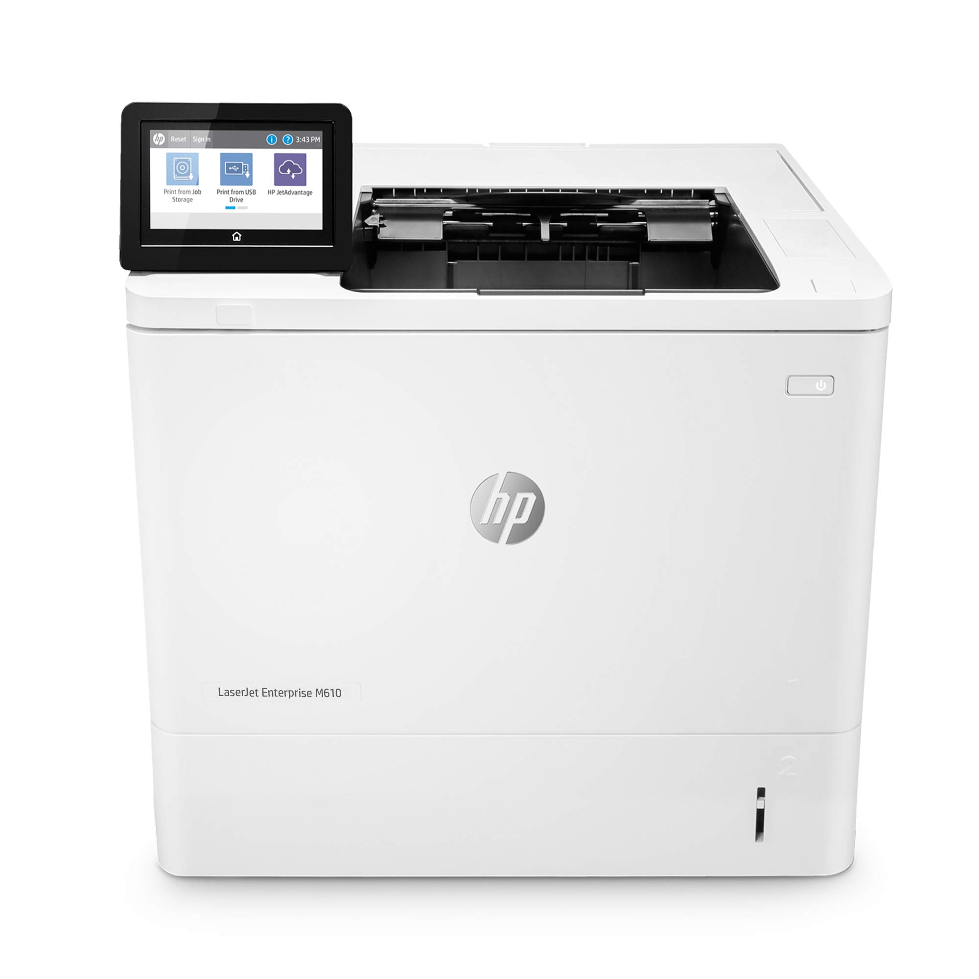 HP LaserJet Enterprise M610dn 内蔵イーサネットおよび両面印刷機能付きモノクロ プリンタ (7PS82A)