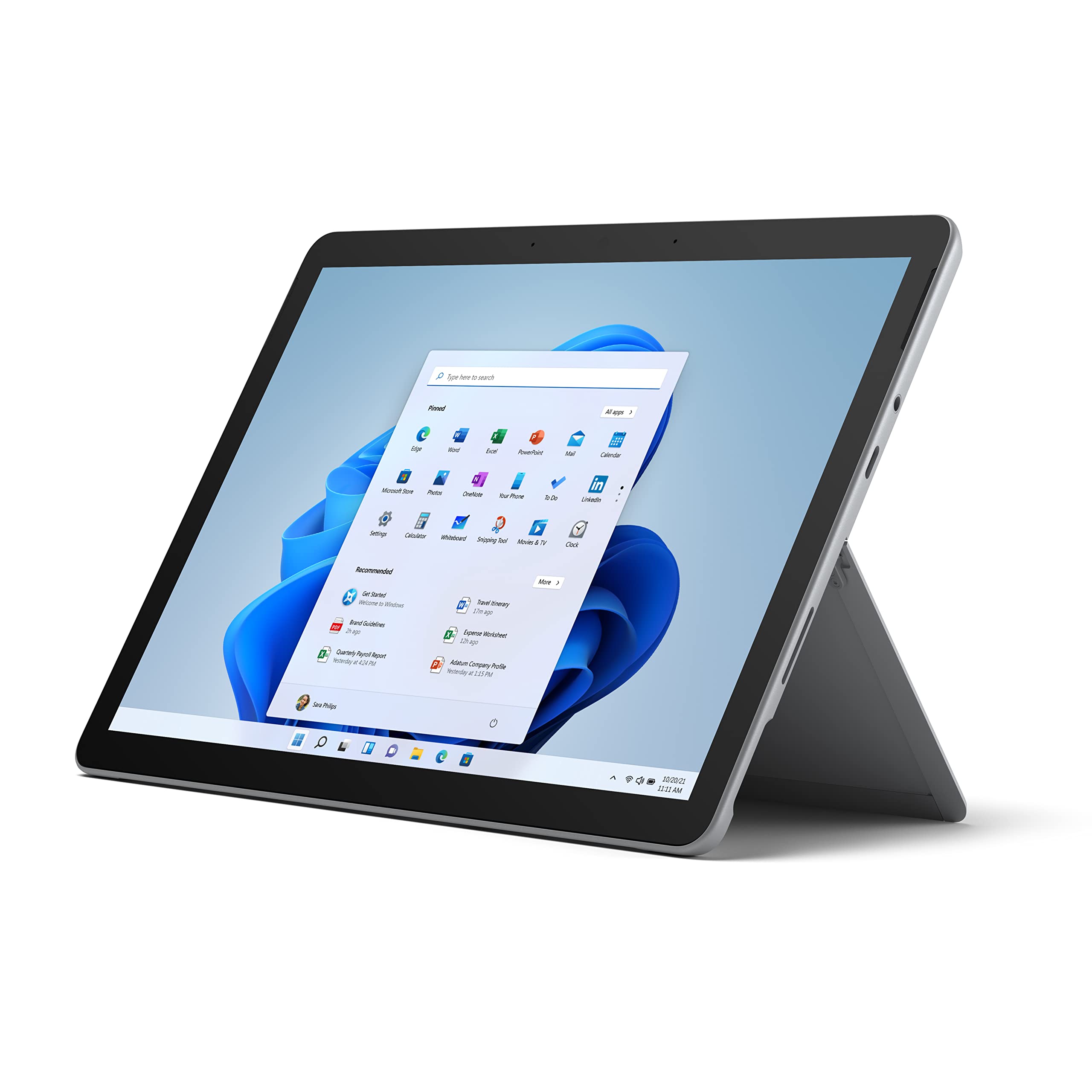 Microsoft 新しい Surface Go 2 - 10.5 インチ タッチ スクリーン - Intel Pentium - 8GB メモリ - 128GB SSD - Wifi - プラチナ (最新モデル)
