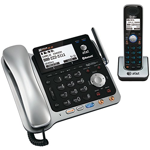 AT&T TL86109 TL86109 Bluetooth 付き 2 回線 DECT 6.0 電話システム