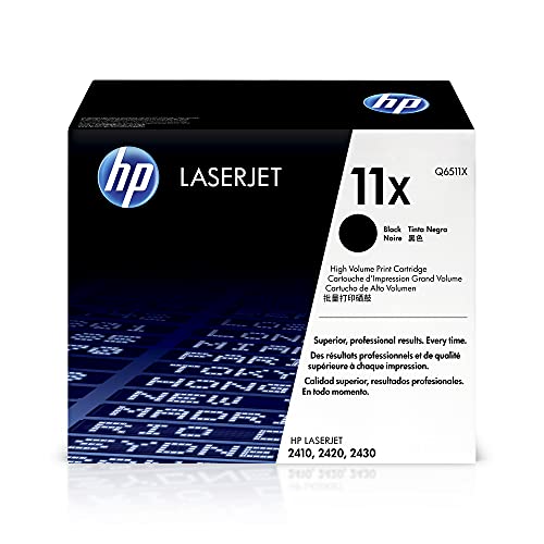 HP オリジナル 11X ブラック高収量トナー カートリッジ | LaserJet 2410、2420、243...