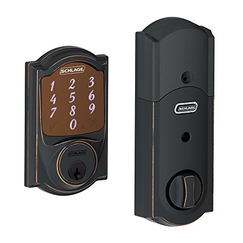 Schlage BE479 CAM 716 Aged Bronze Steel Electronic Dead...