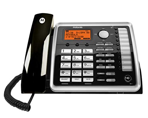 Motorola ML1200 DECT 6.0 ボイスメール付き拡張可能な 4 回線ビジネスフォン システム