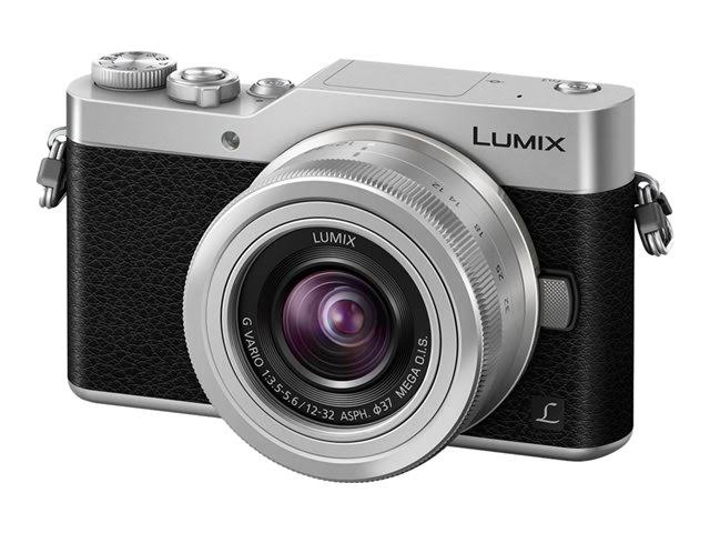 Panasonic LUMIX GX850 4Kミラーレスカメラ、12-32mm MEGA OISレンズ、16メガピクセル、3インチタッチLCD、DC-GX850KS（USA SILVER）