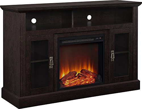 Ameriwood Home Chicago Electric Fireplace TV コンソール、最大 5...