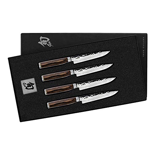 Shun TDMS0400 Premier 4-Piece Steak Knife Set