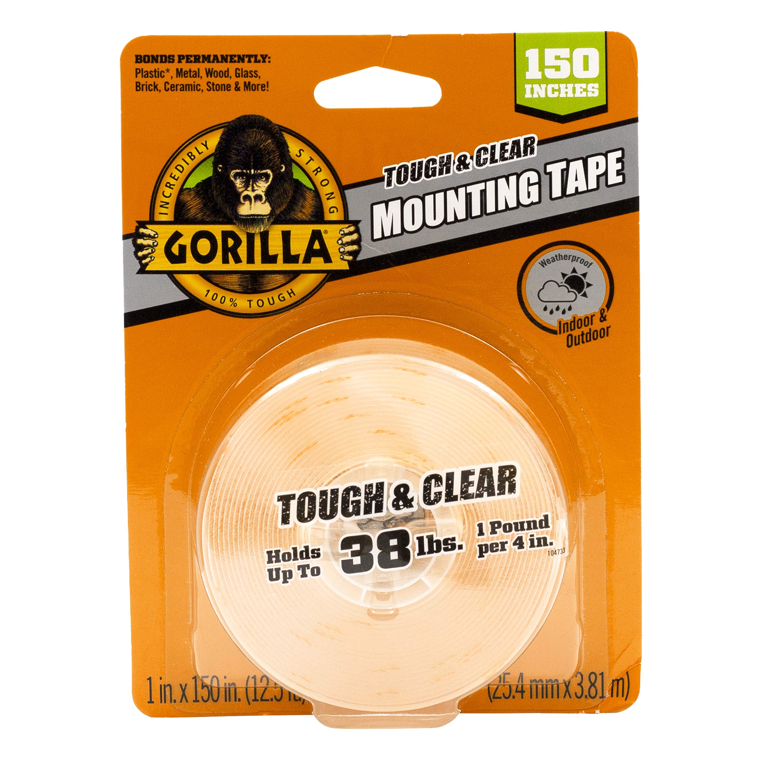 Gorilla タフ&クリア両面XL取付テープ