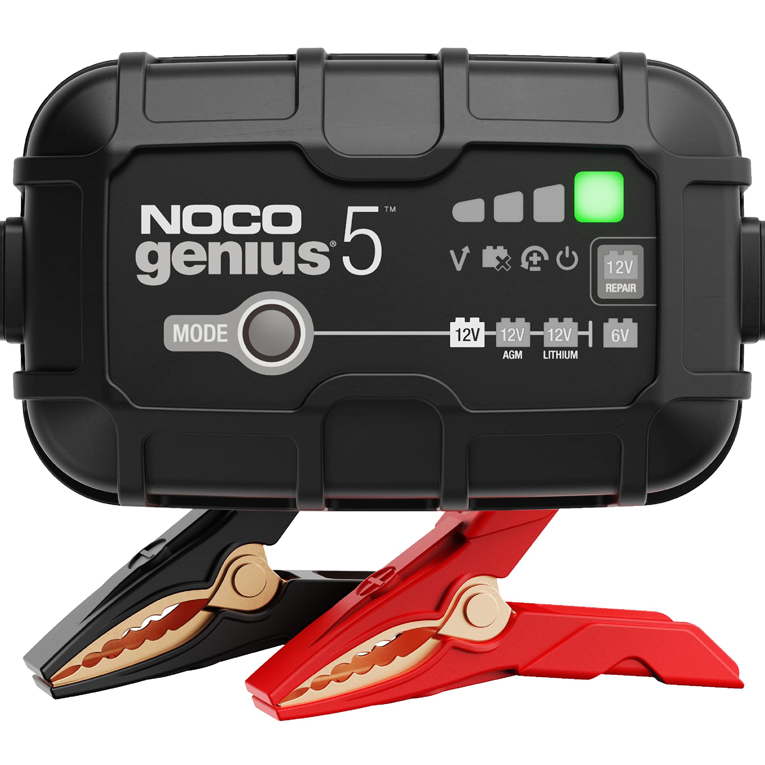  NOCO GENIUS5、5A スマートカーバッテリー充電器、6V および 12V 自動車用充電器、バッテリーメンテナ、トリクル充電器、フロート充電器、オートバイ...