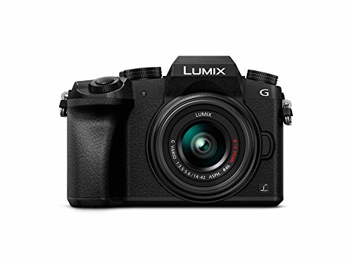 Panasonic LUMIX DMC-G7KK DSLMミラーレス4Kカメラ、14-42 mmレンズキット（ブラック）