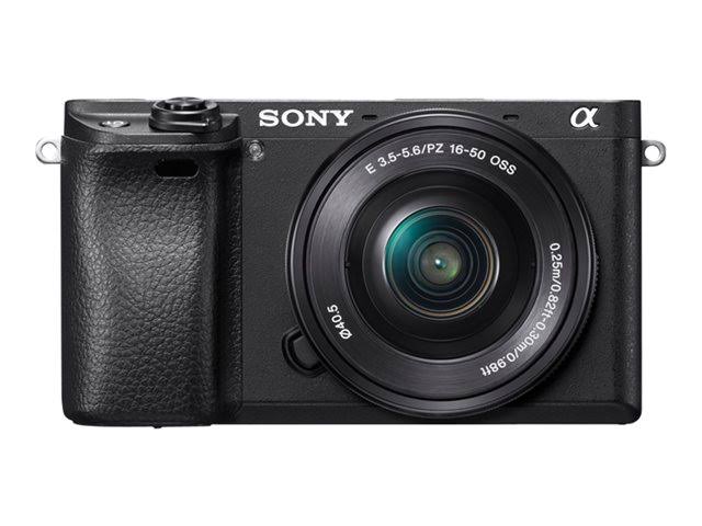 Sony Alpha a6300ミラーレスデジタルカメラ、16-50mmレンズ付き