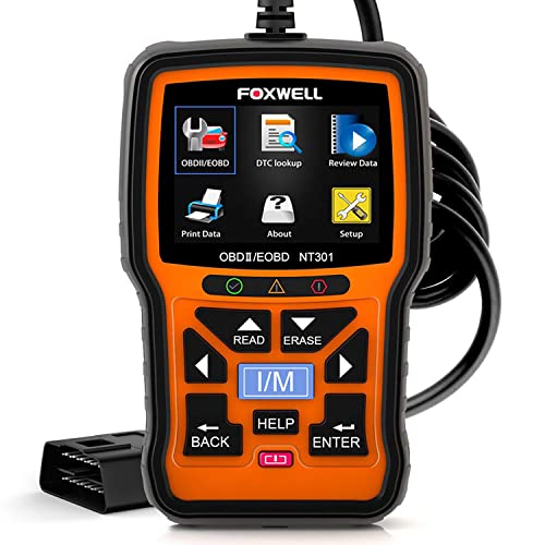 FOXWELL NT301 OBD2 スキャナー ライブデータ プロフェッショナル メカニック OBDII 診断コード リーダー ツール チェック エンジン ライト用