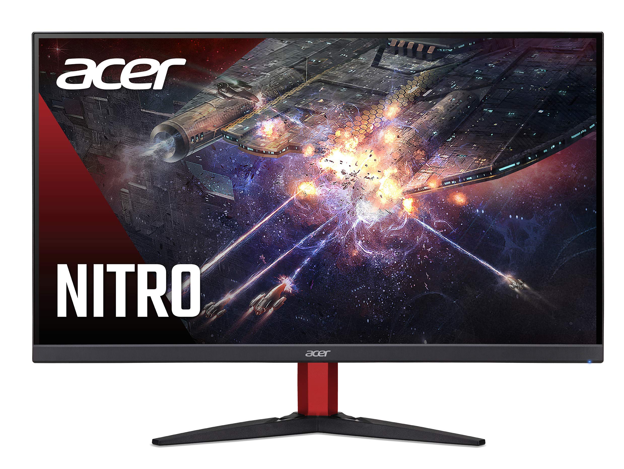  Acer Nitro KG272 Sbmiipx 27 フィート フル HD (1920 x 1080) ゼロフレーム ゲーミング モニター、AMD FreeSync プレミアム テクノロジー搭載、最大 165Hz リフレッシュ...