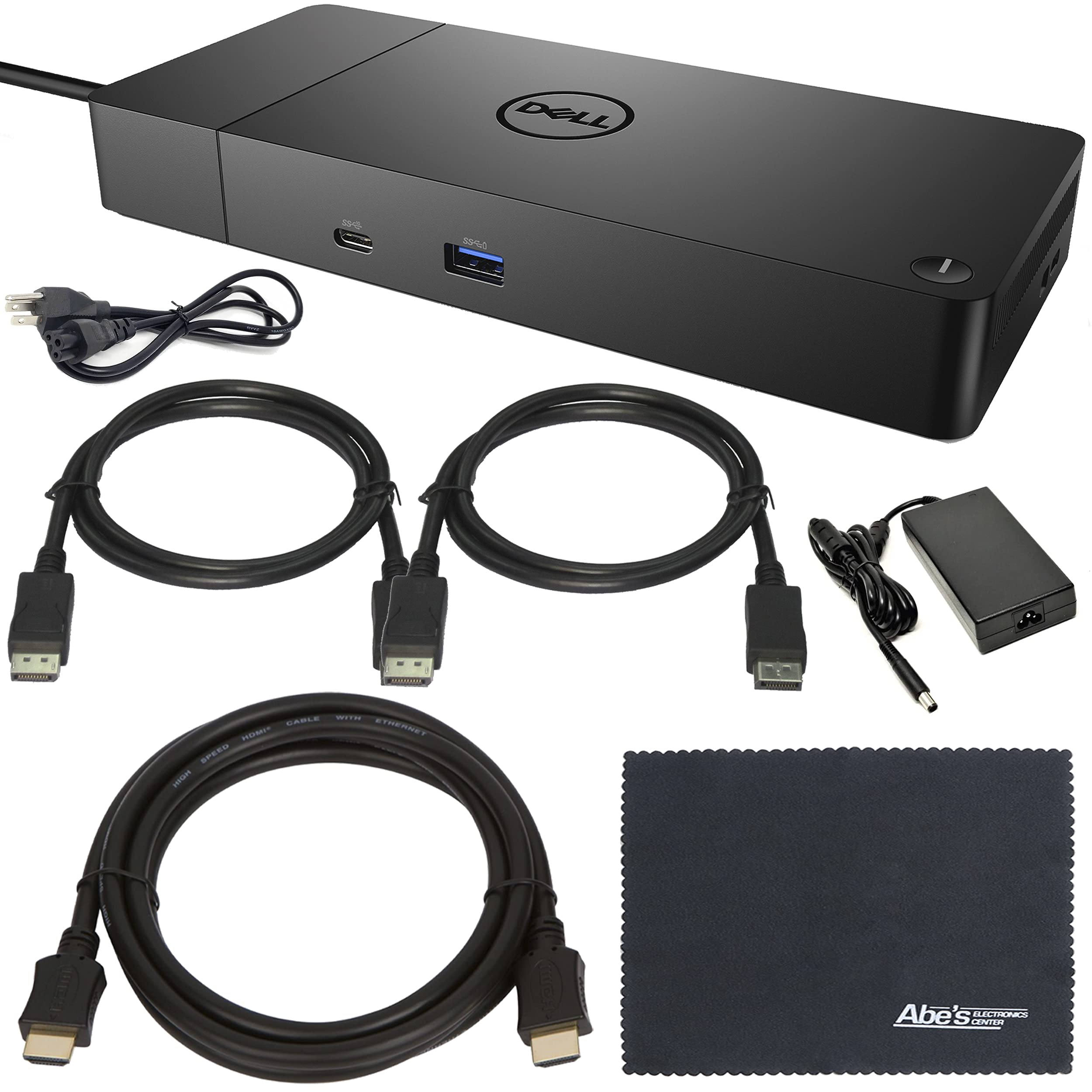  AOM Dell パフォーマンス ドック WD 19S WD19S ドッキング ステーション (WD19S130W) 130W 電源アダプタ + ZoomSpeed HDMI ケーブル + ZoomSpeed DisplayPort ケーブル x 2 + スターター...