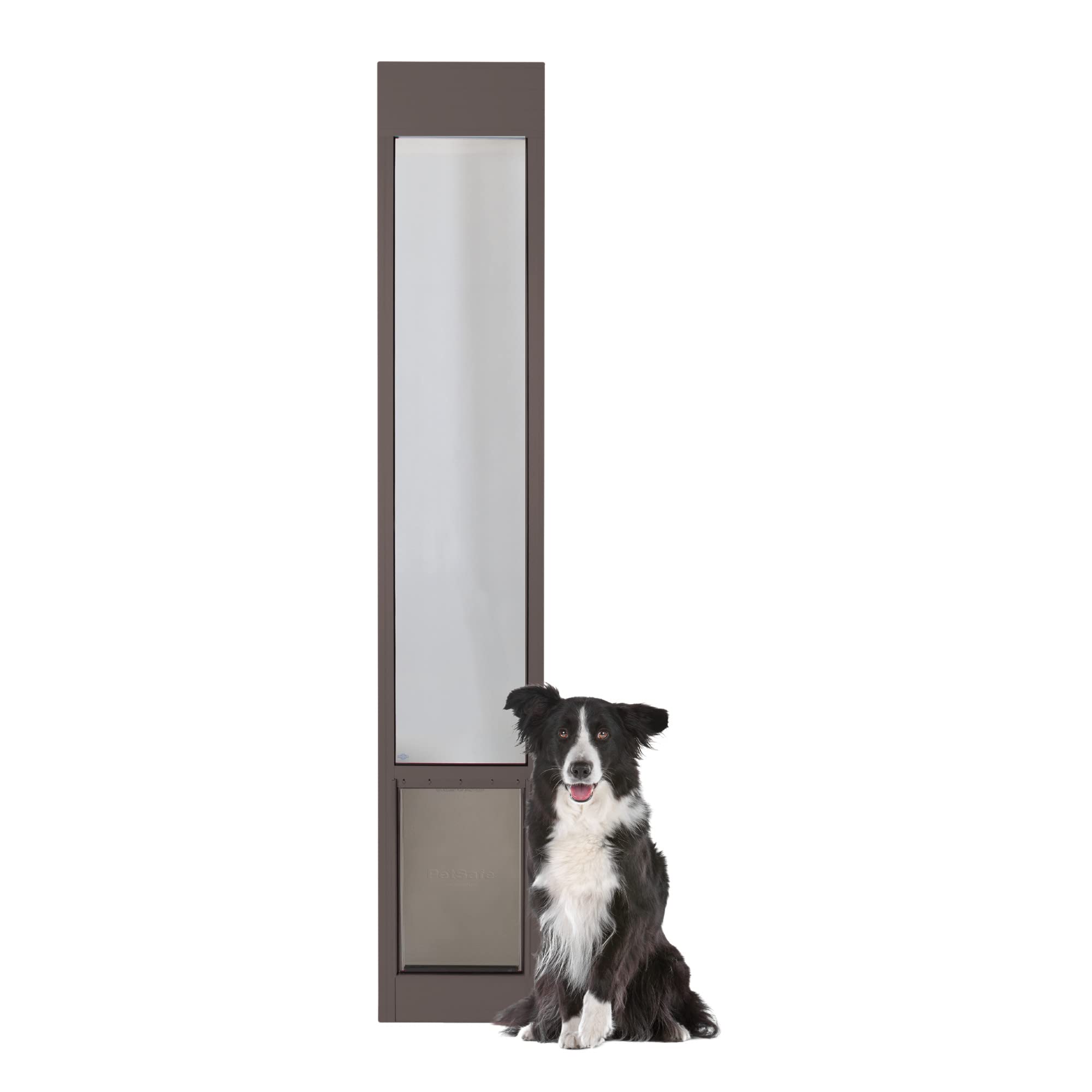  PetSafe 1ピーススライドガラスペットドア - 犬と猫用の屋外アクセスパティオパネルインサート、カットなしで簡単に取り付け、耐候性アルミニウム...