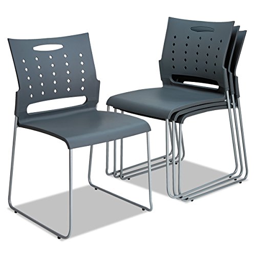 Alera Continental Series Perforated Back Stacking Chair...