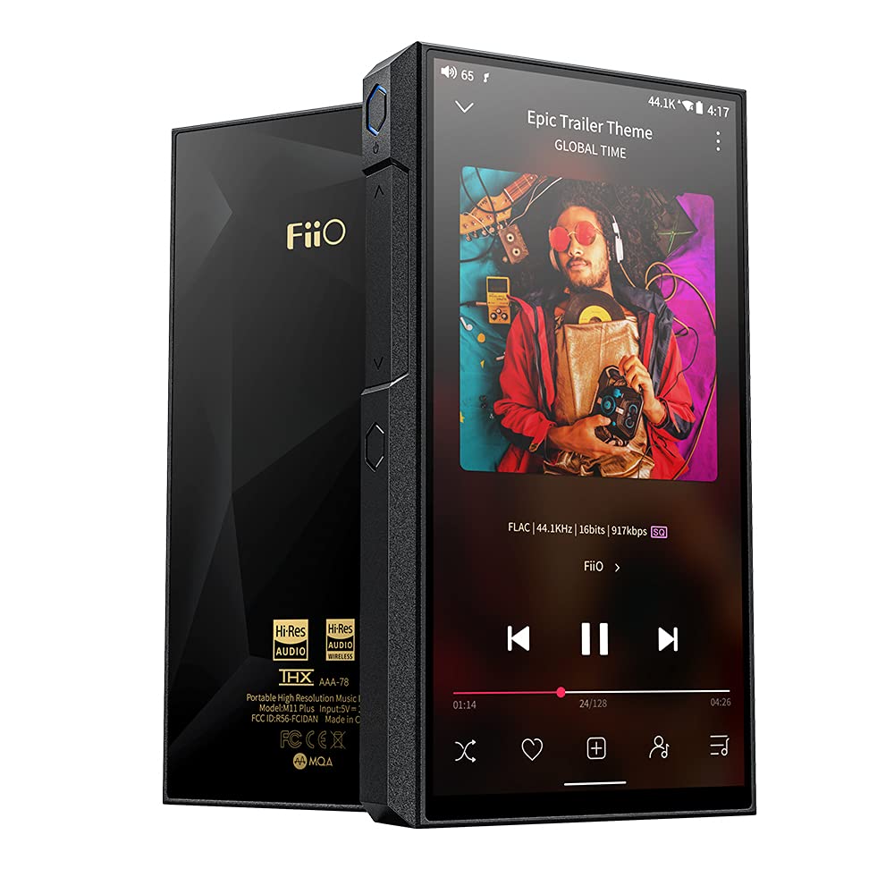 FiiO M11 Plus MP3/MP4 音楽プレーヤー ハイレゾ Android 10 Snapdragon 660、THX AAA、5.5 インチ、64G、MQA 8X、atpX HD/LDAC Bluetooth5.0/DSD/Tidal/Spotify/4.4 バランス出力