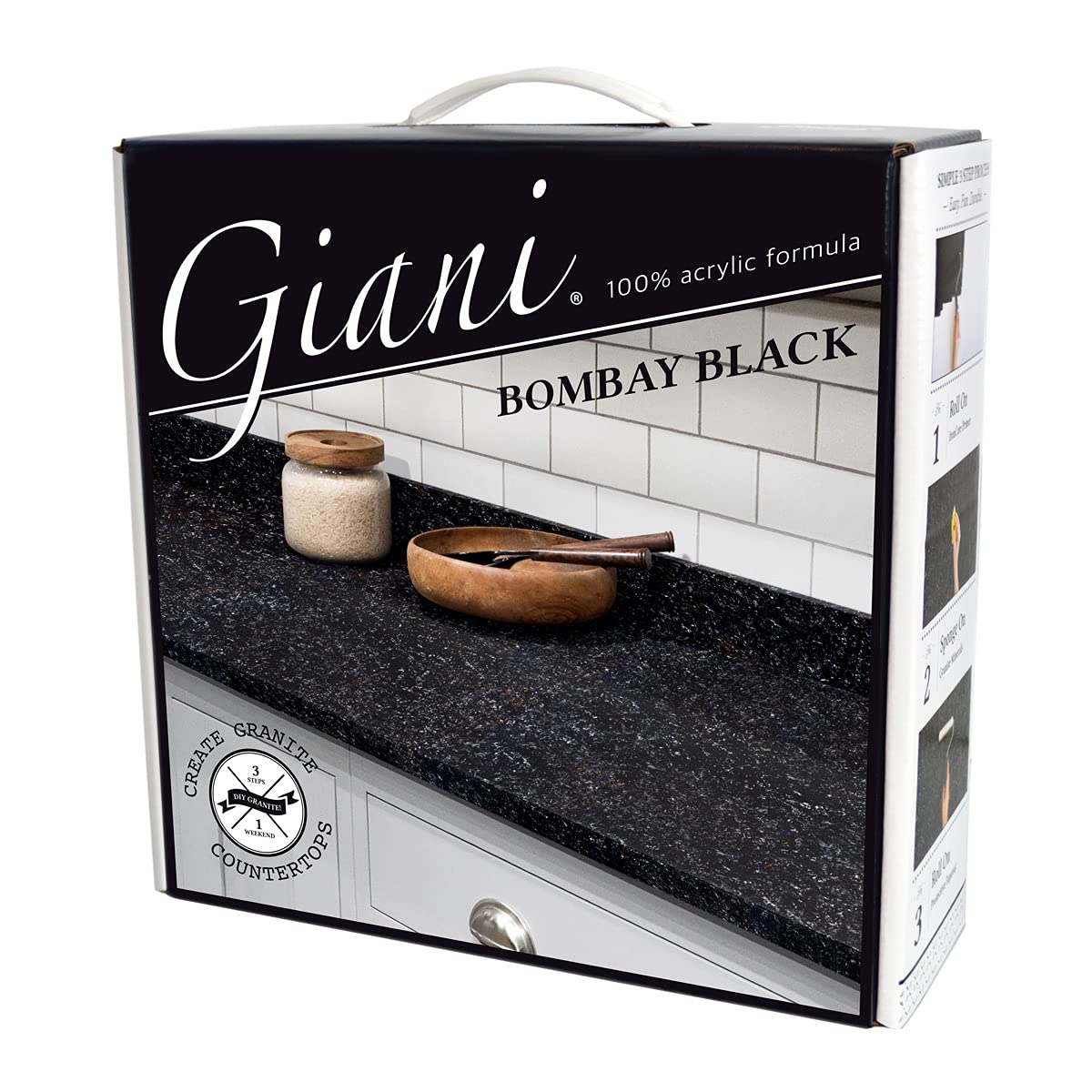 Giani Granite カウンタートップ ペイント キット 2.0 - 100% アクリル...